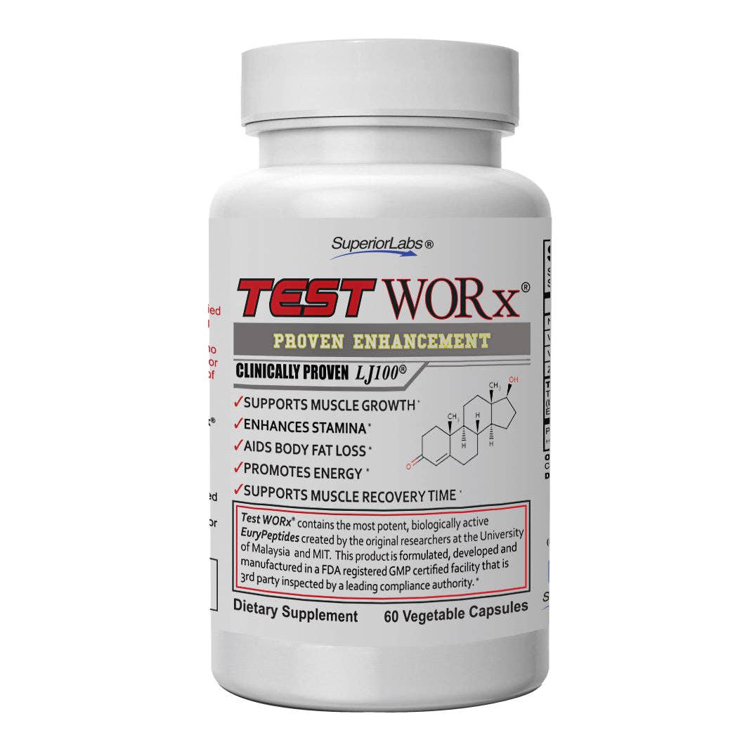 Superior Labs – Engroshandel Kosttilskud og vitaminer – TestWORx® Bedst Sælgende Naturlig T-Booster5