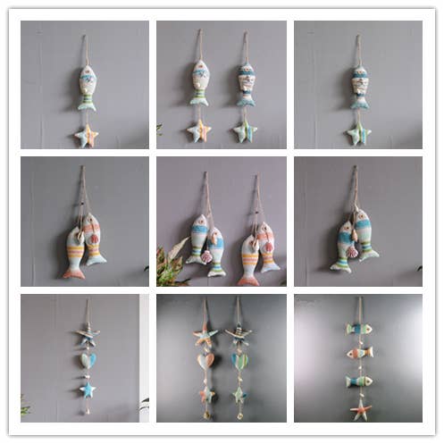 Coastal Hanging Fabric Décor for wholesale by HUIRESOURCE