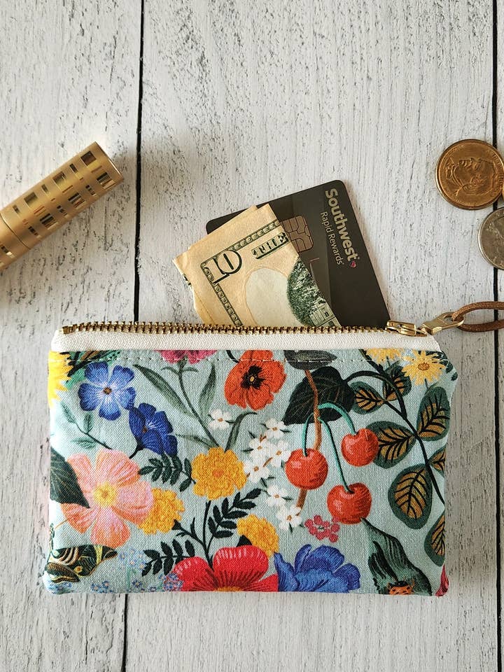 Neue Drucke für 2024! Münzgeldbörse/Mini-Brieftasche für den Großhandel von Bamboo Hill