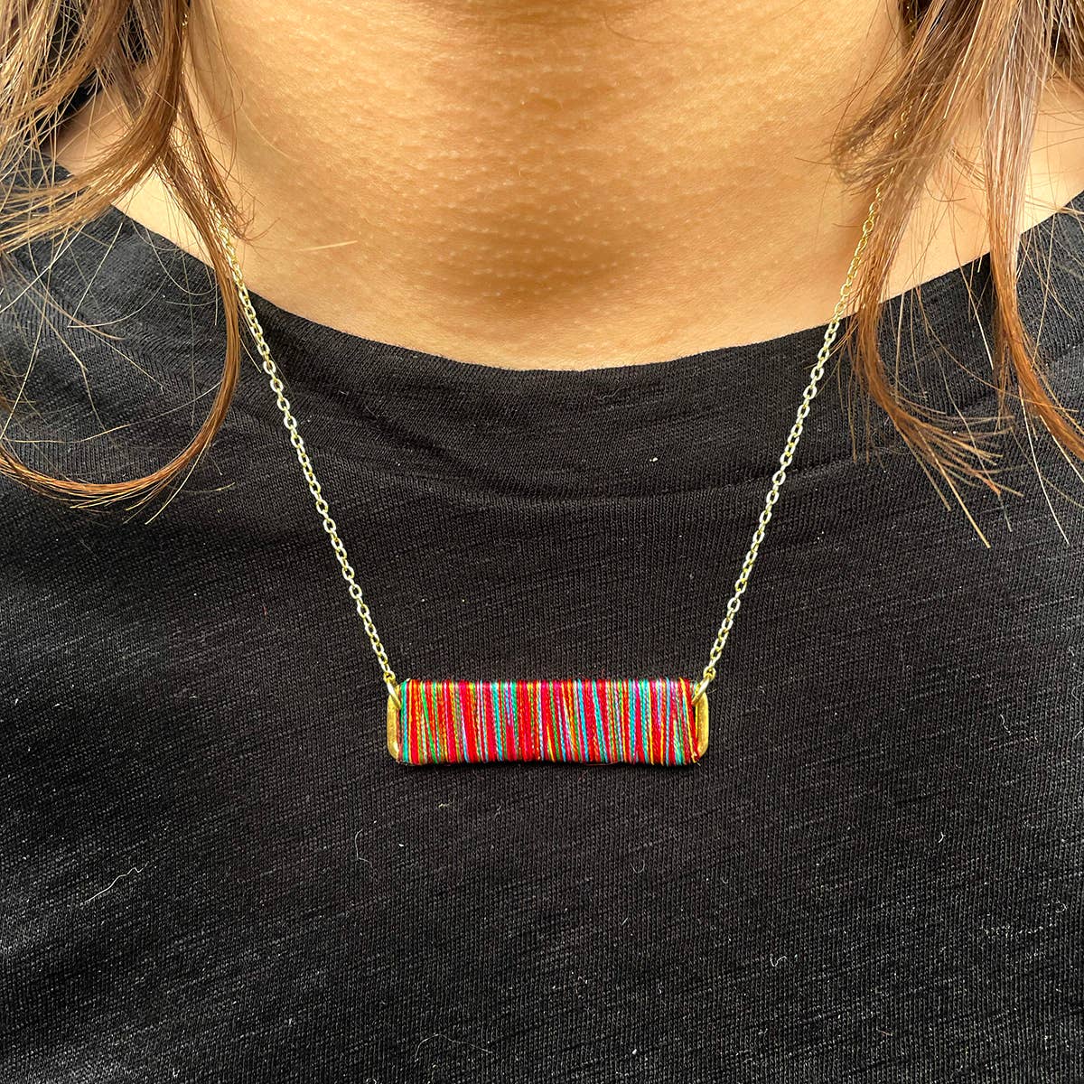 WorldFinds - Wholesale Pendant/Charm Necklace - Raja Rainbow Pendant Necklace1