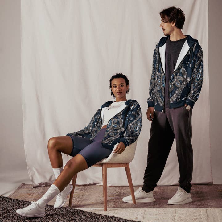 "Denim and Diamonds" Collection - Unisex Zip Hoodie for wholesale by ZKoriginal