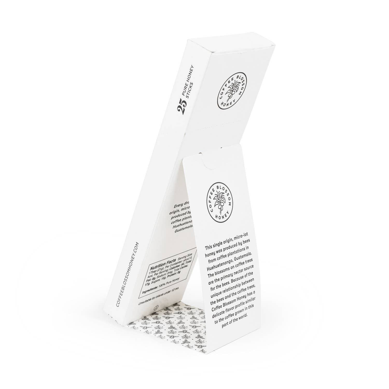 Coffee Blossom Honey - Wholesale Honey - Coffee Blossom Honey - Kickstand Box (box of 25 honeysticks)8