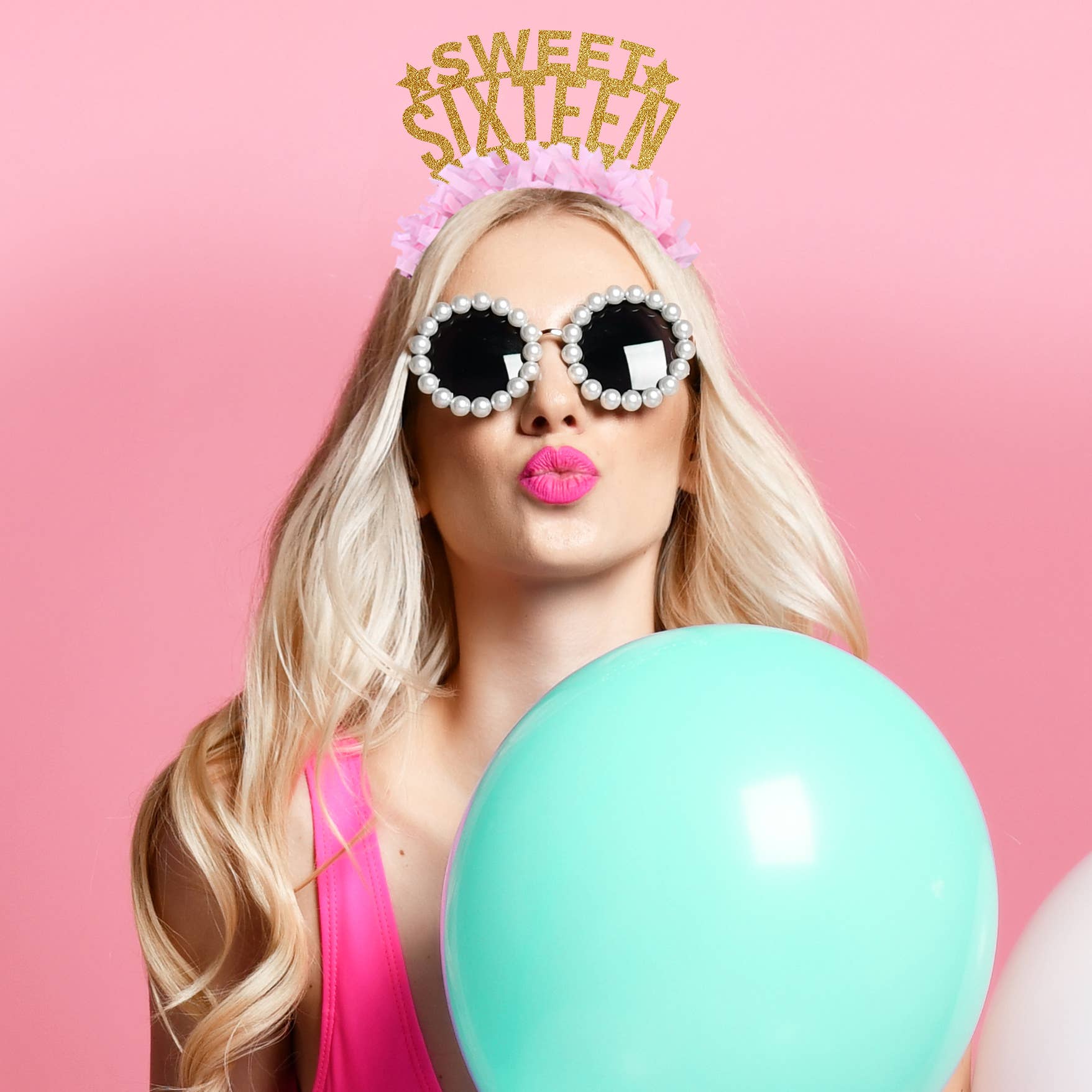 Festive Gal - Wholesale Party Hat/Crown - Sweet Sixteen Birthday Headband Crown1