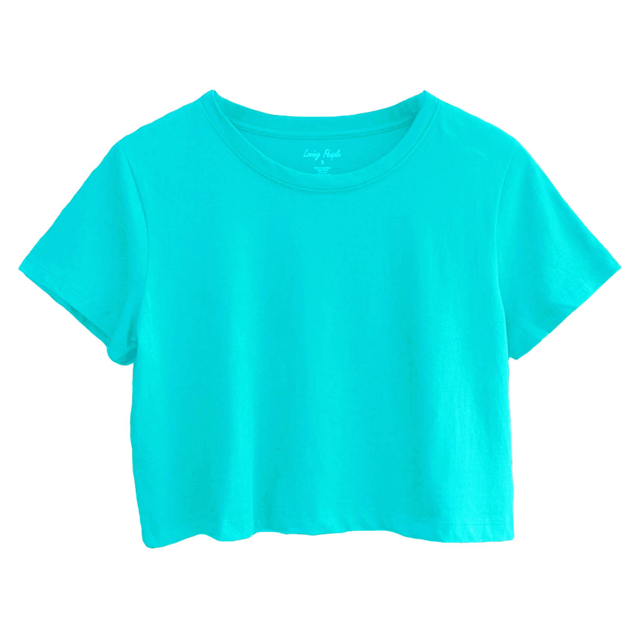 LOVING PEOPLE - Wholesale T-Shirt - Women's - Premium Crop Tees (Blues)20