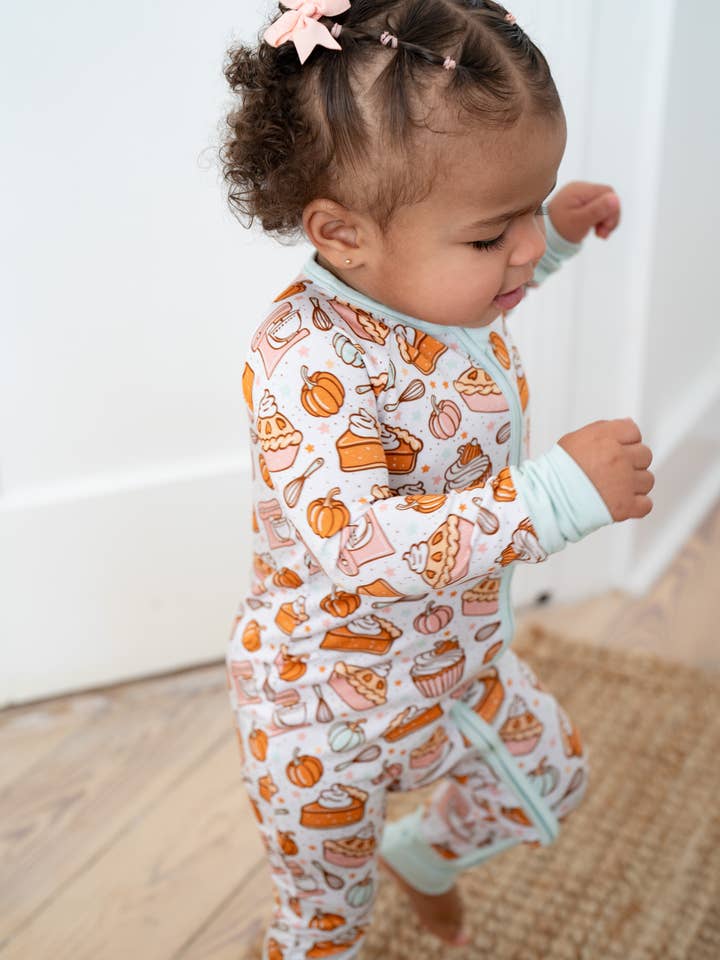 Boosh Baby - Wholesale Sleepwear Bottom - Kids - (NEW!) Holiday Baking 🥧 ✨Zippy Bamboo Pajama | Convertible2