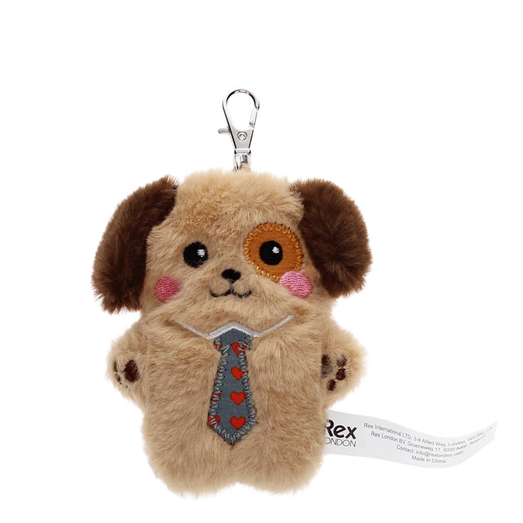 Rex B2B - UK – wholesale Keychain – Unisex – Fluffy keyring bag charm - Dog1