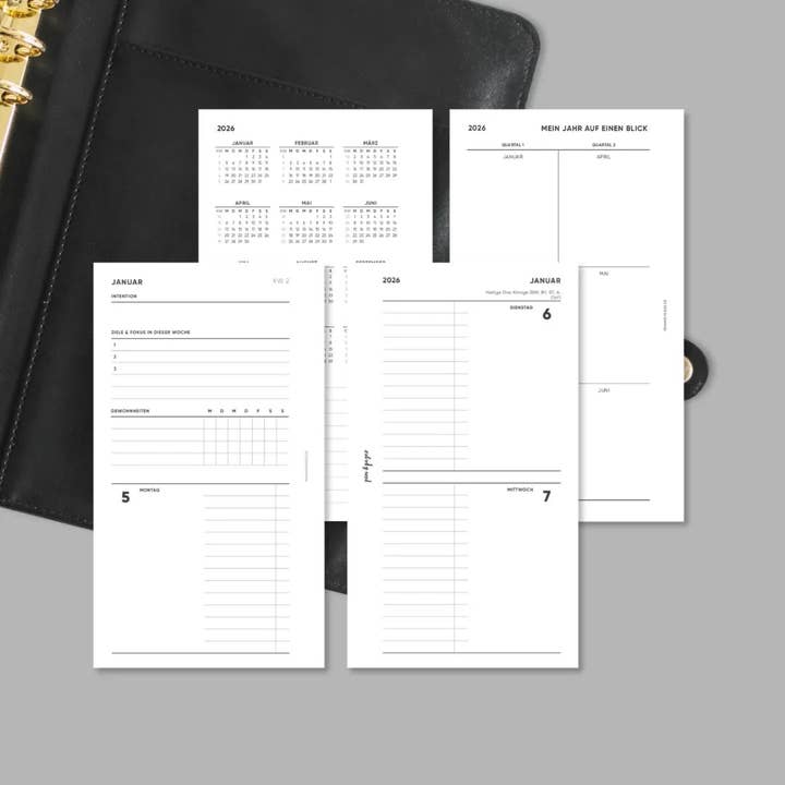 Calendar "1 Week on 4 Pages" for wholesale by pen & pages