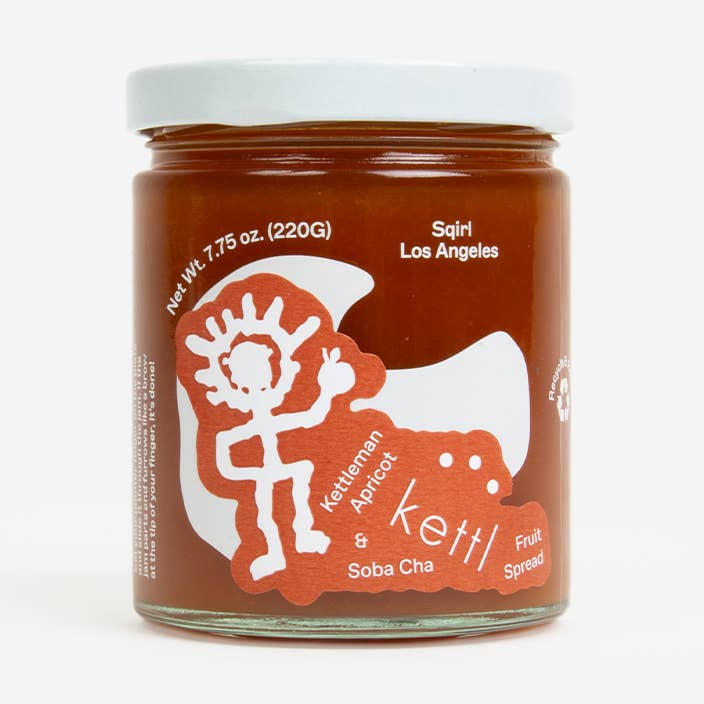 Kettleman Apricot & Kettl Soba Cha Fruit Spread for wholesale by Sqirl