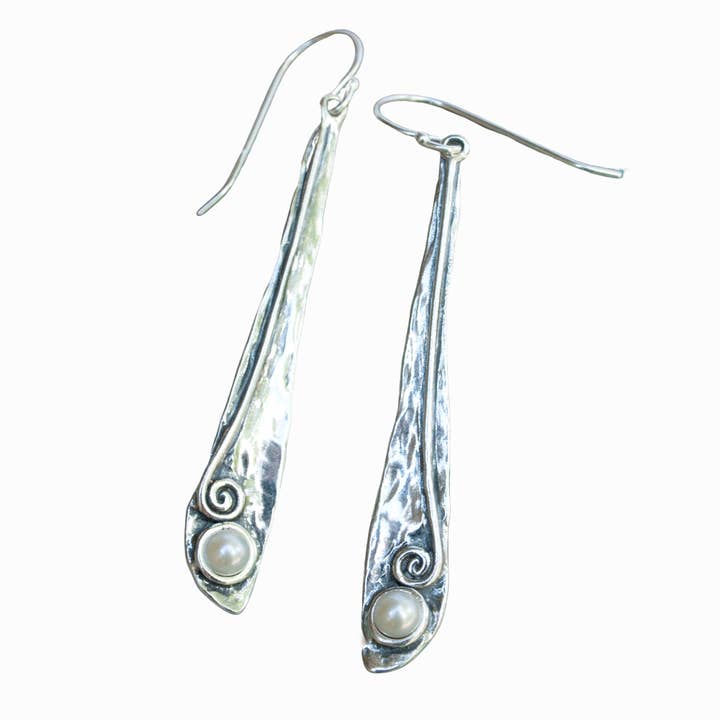 Pearly Vine Earrings for wholesale by RockHill Designs