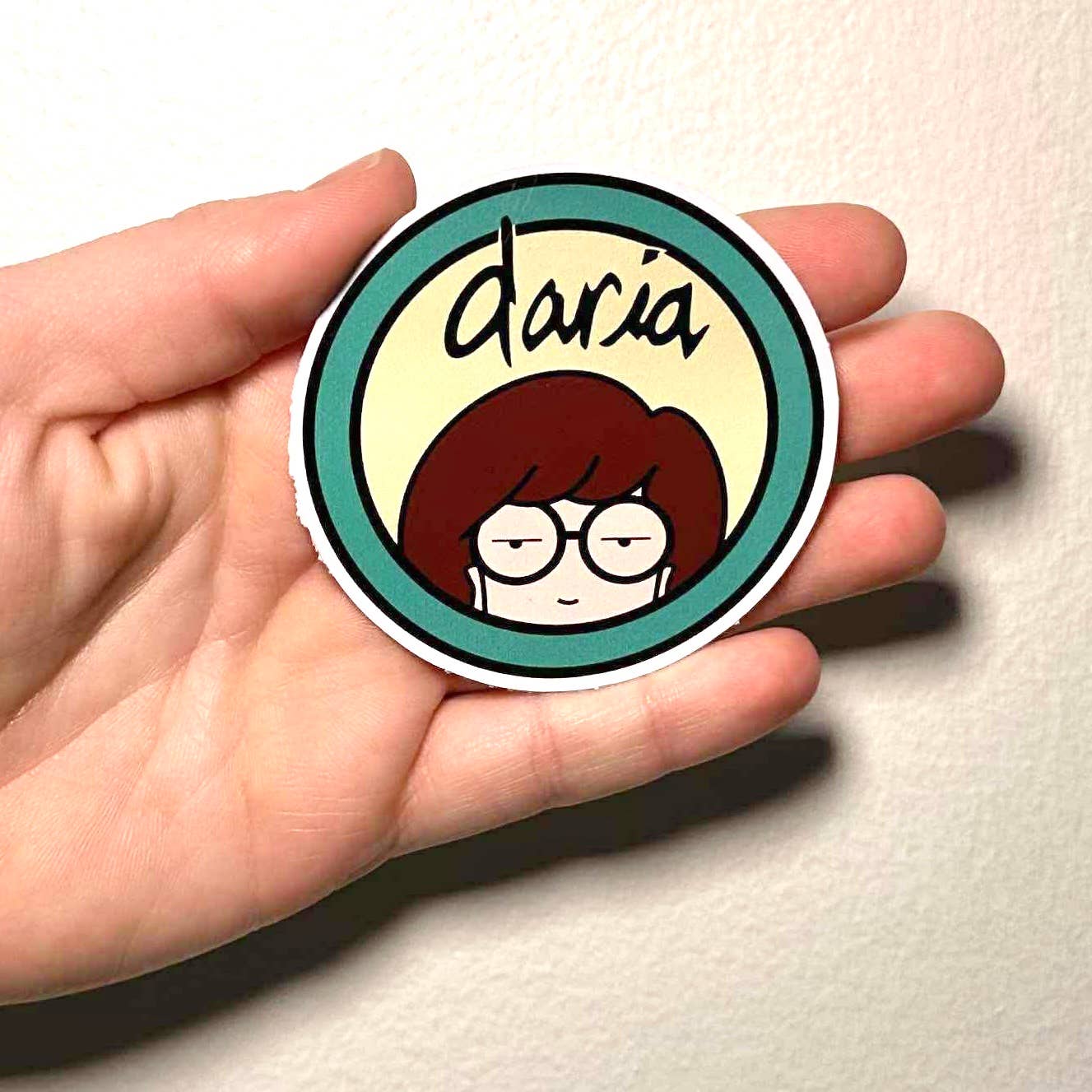 Oily Graphic Creations - Wholesale Sticker - Daria- Retro Cartoon Sticker/Magnet0