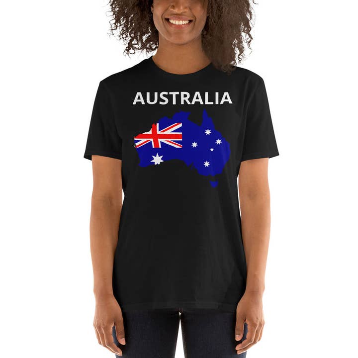 T-shirt unisex Australia per la vendita all'ingrosso da parte di Souverista