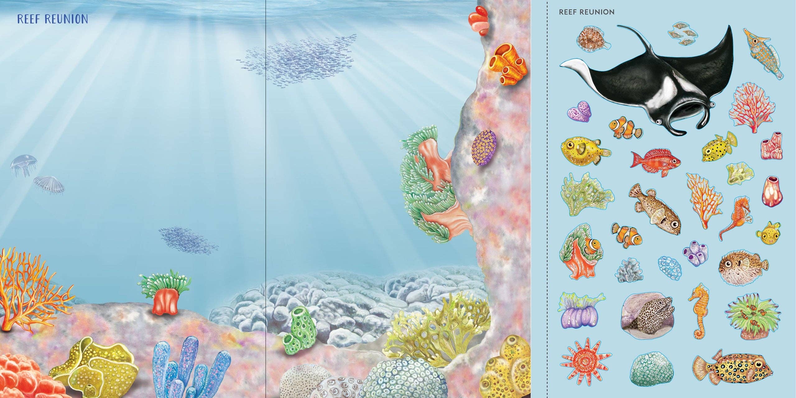 Peter Pauper Press - Wholesale Sticker - Kids & Baby - Sticker Scenes - Under the Sea2