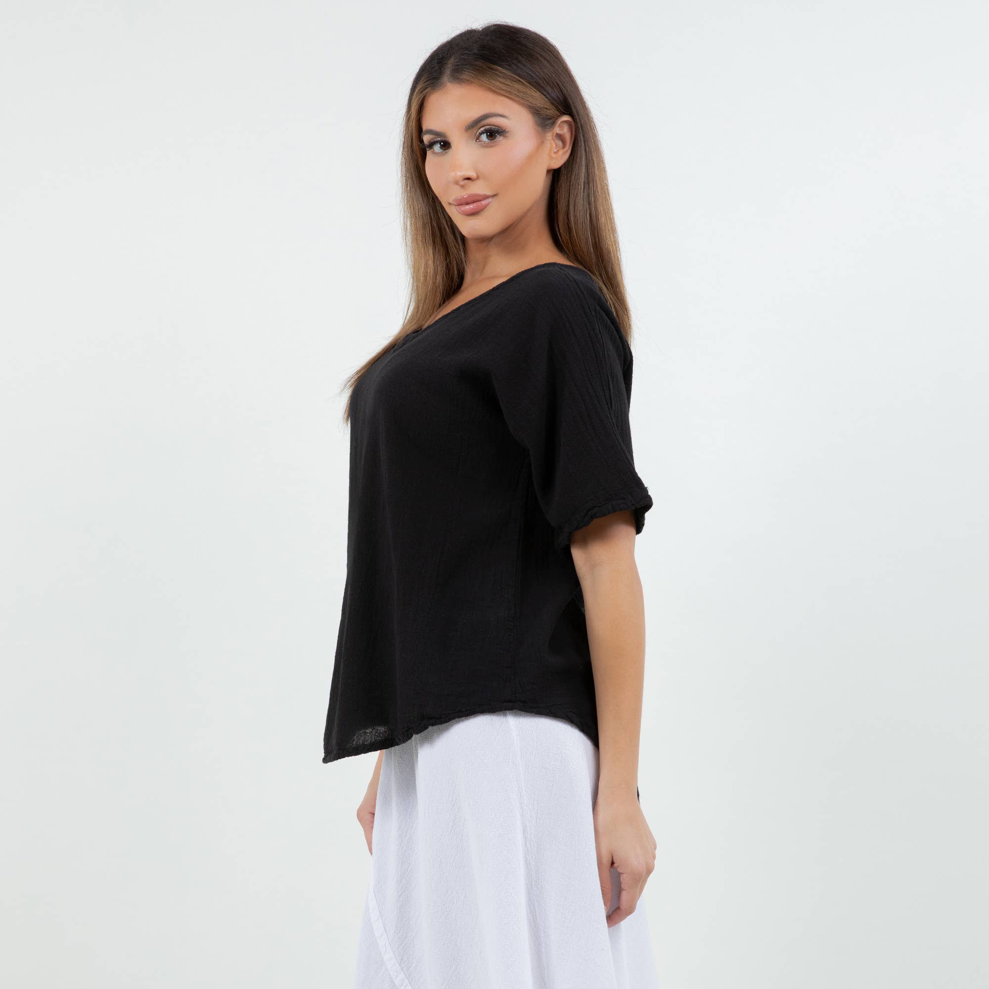 Cottonways – wholesale Blouse – Women’s – Mary Top 100% Cotton Gauze7