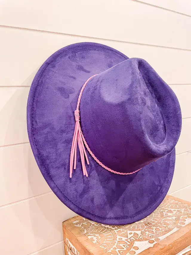 Willie & Dolly Designs - Wholesale Fedora - Women's - Blank Vegan Suede Hat9