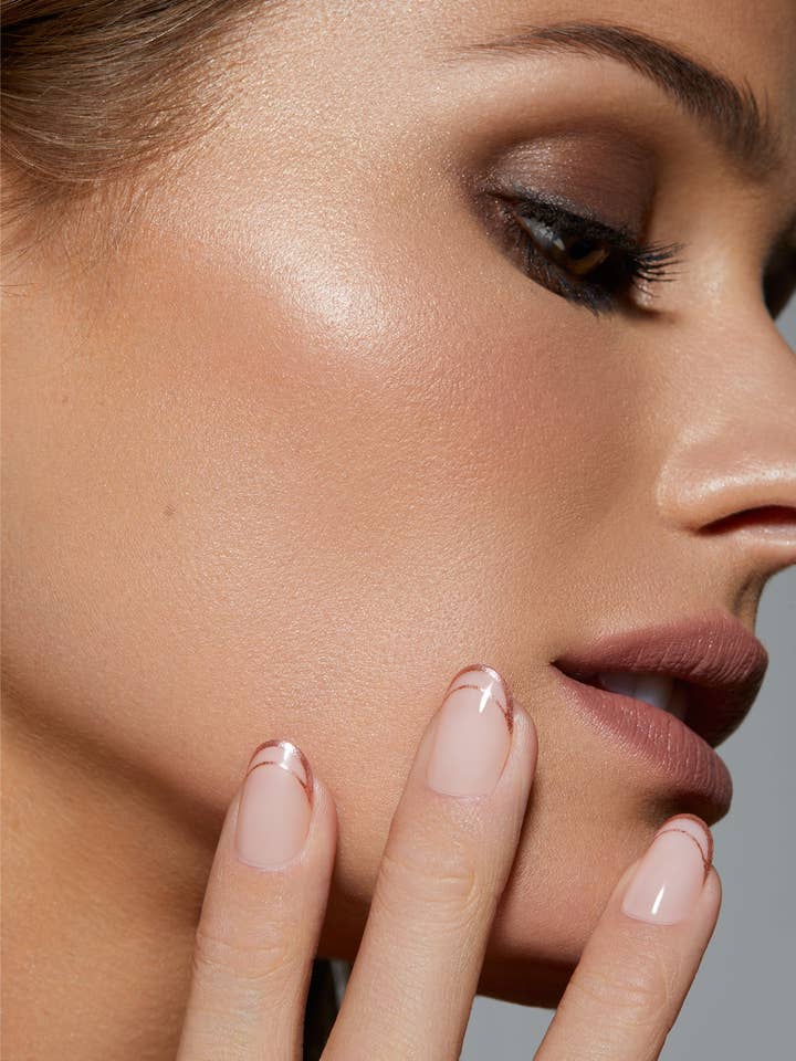 ROSE GOLD DOUBLE FRENCH ROUND for wholesale by Static Nails