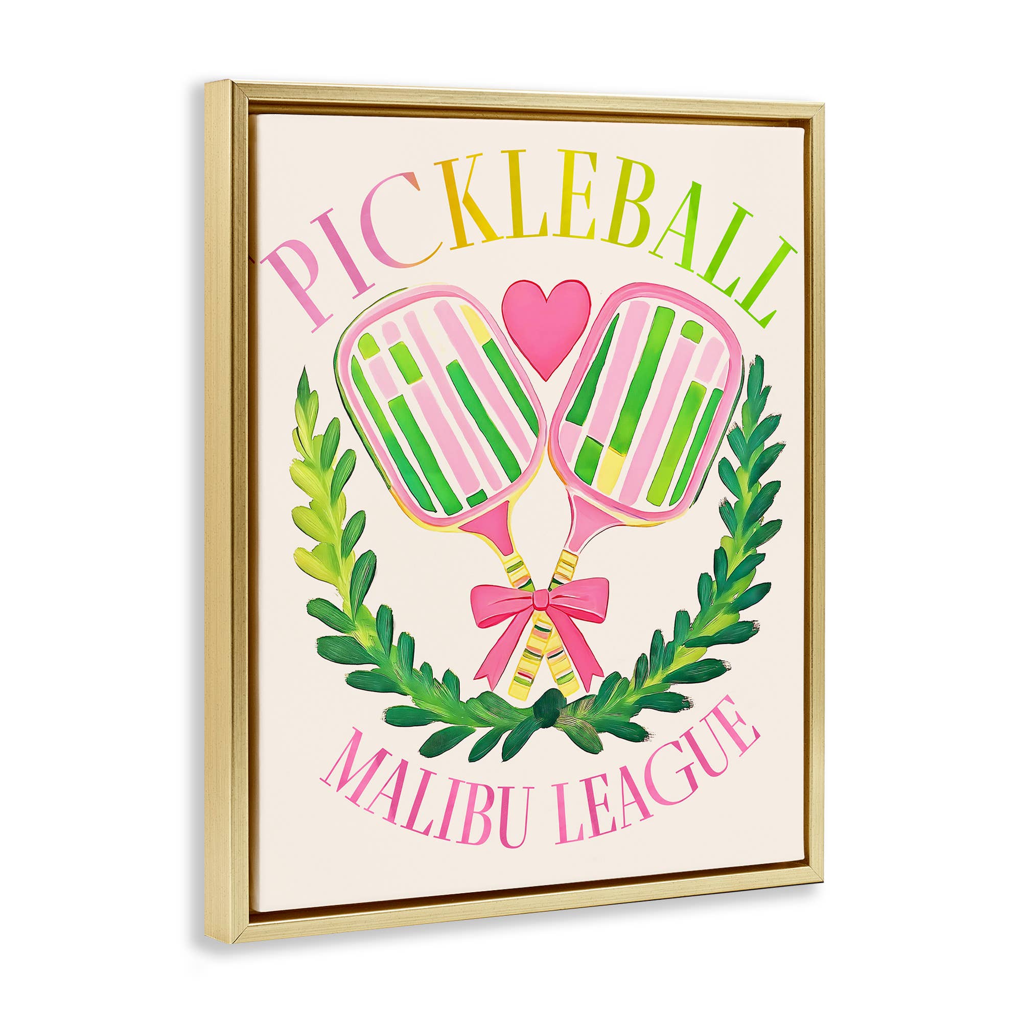 Stupell Industries - Wholesale Wall Sign - Pickleball Malibu League - Framed Wall Art17