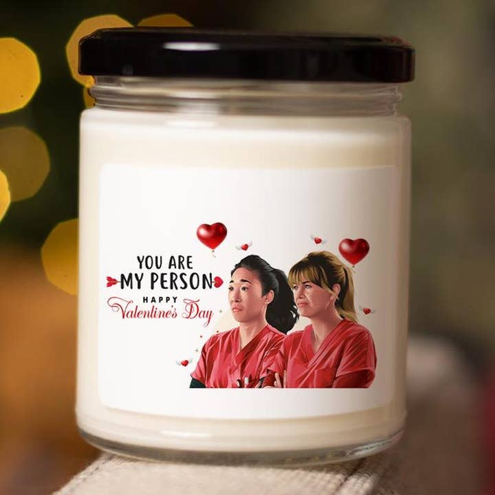 Cute 'you Are My Person' Valentines / Galentines Candle - for wholesale by VenusArtsShop
