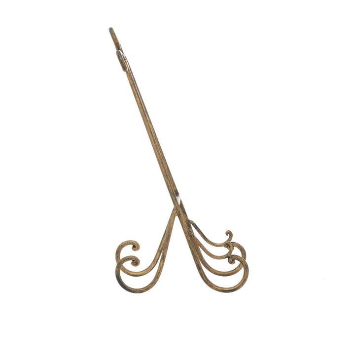 Import Corner - Wholesale Easel - A-26429: METAL GOLD EASEL 7"W, 19"H4