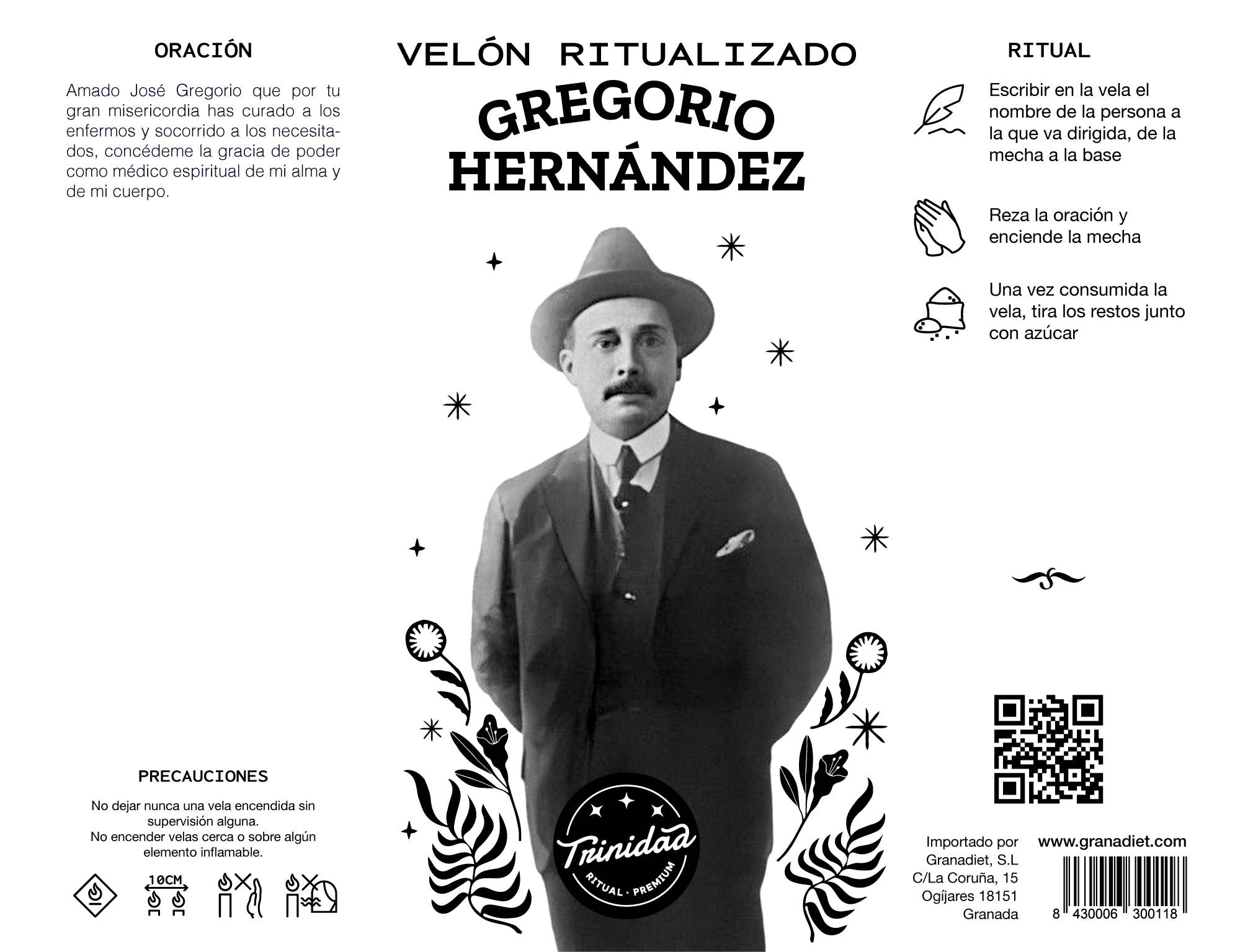 trinidad - Wholesale Votive Candle - Velon Gregorio Hernández Basic1