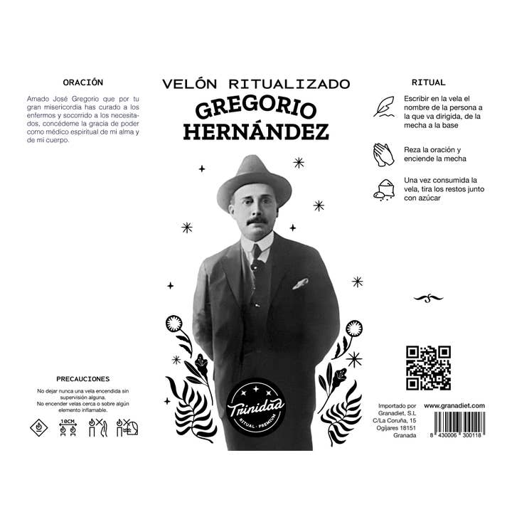 trinidad – Großhandel Opferkerze – Velon Gregorio Hernández Basic1