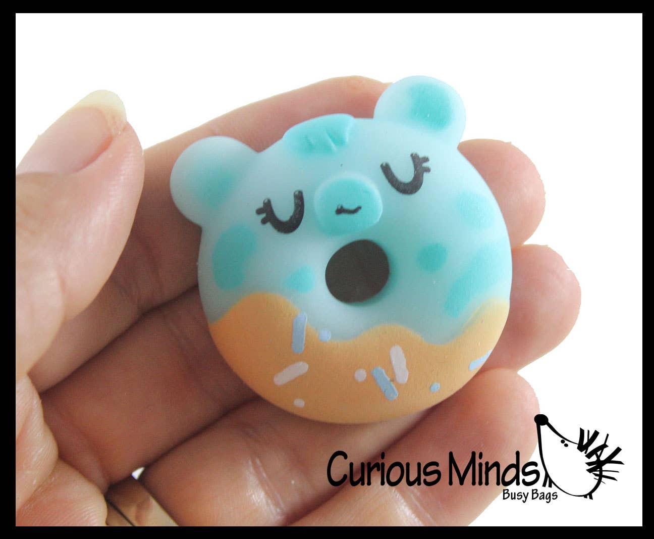 Curious Minds Toys - Wholesale Fidget Toy - Kids - 1 Donut Animal Food Mochi Squishy - Kawaii -  Cute Indiv15