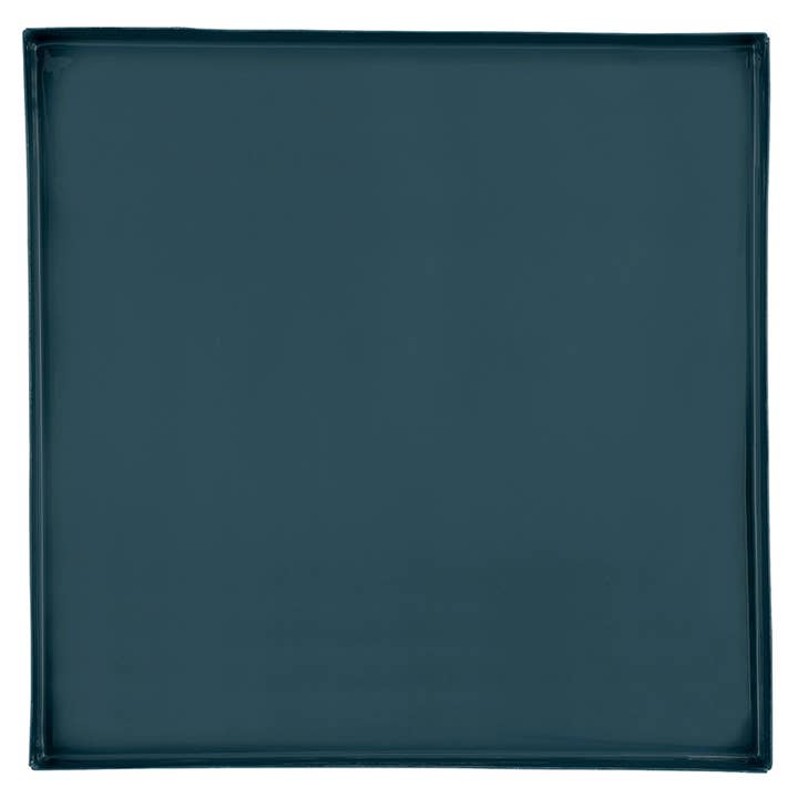 Santa Barbara Design Studio by Creative Brands - Wholesale Decorative Tray - Nested Blue Enamel Blue Square Trays - Set of 33