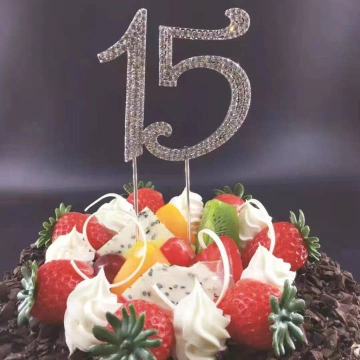 Gem Cake Topper - 15 for wholesale by Party Expo, LLC