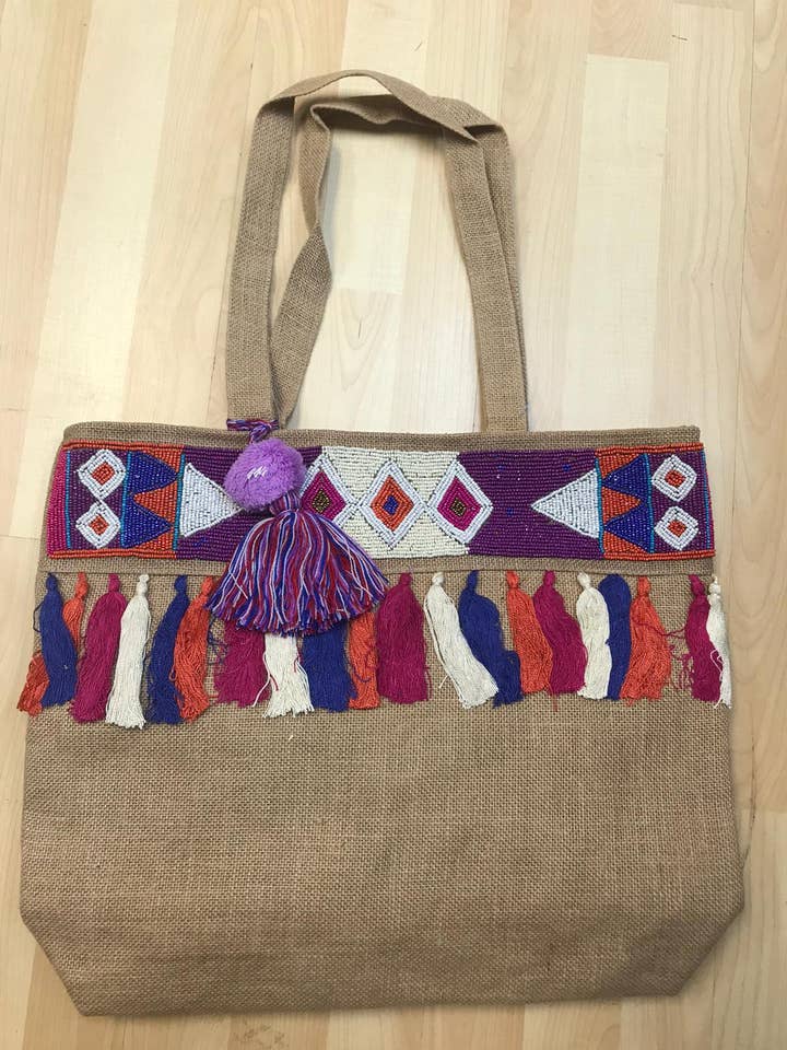 Boho Purple Fourre-tout multicolore $25$ chacun pour la vente par Ranee's Accessories