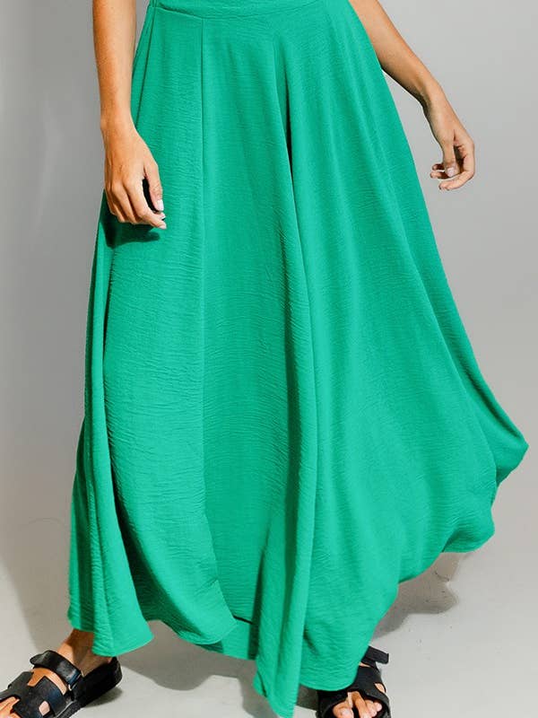 BUCKETLIST INC - Wholesale Pants - Women's - P5131 Solid Woven Wide Leg Pants6