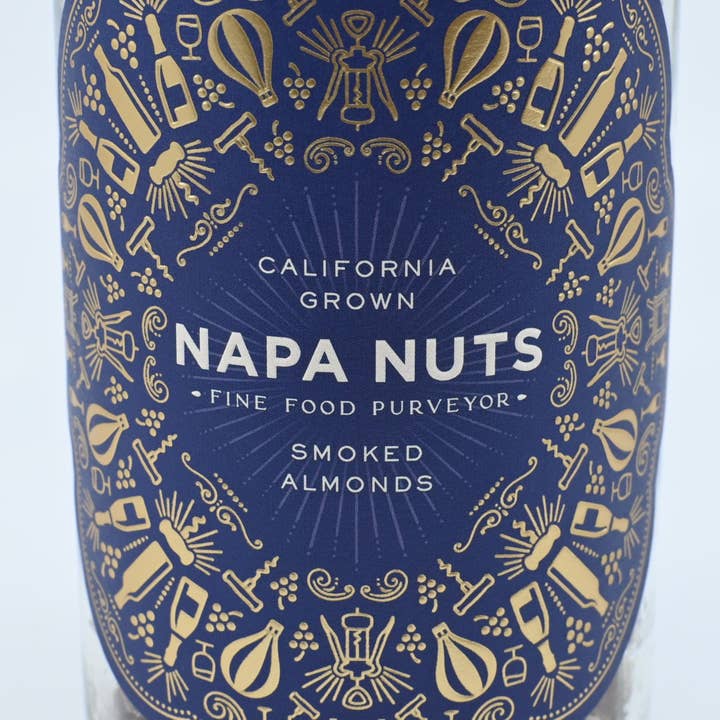 Napa Nuts - Wholesale Nuts - Luxe Wine Bottle - Smoked Almonds2