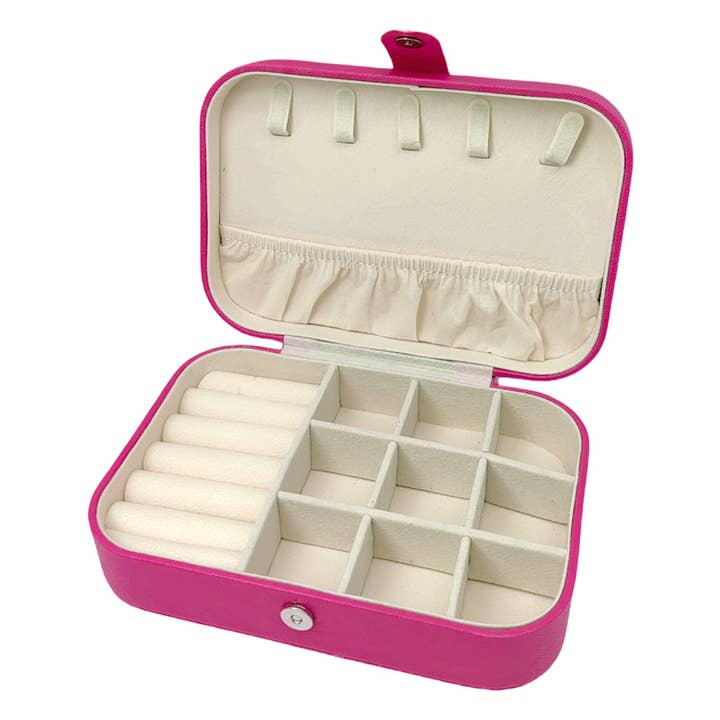Sensibling Corp. - Wholesale Jewelry Box/Organizer - Faux Leather Portable Jewelry Box