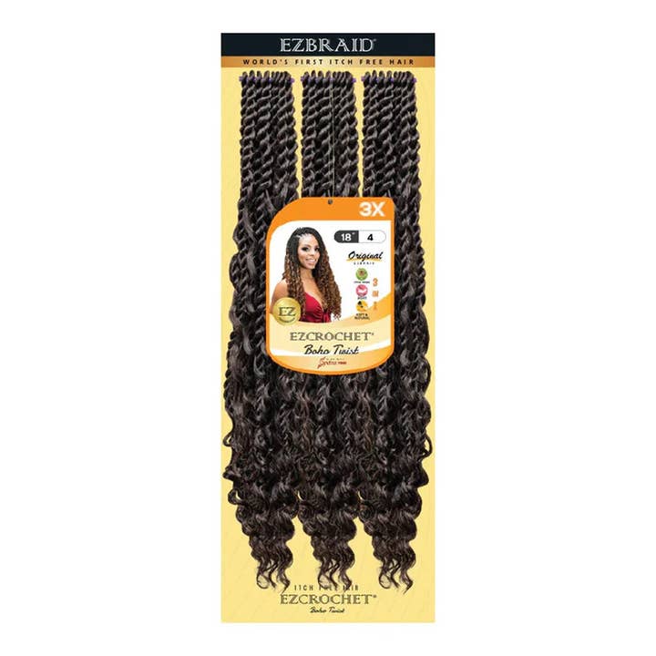 EZBRAID Ezcrochet 3X Boho Twist Braid (18inch) #4
for wholesale by Jamke & Co Inc