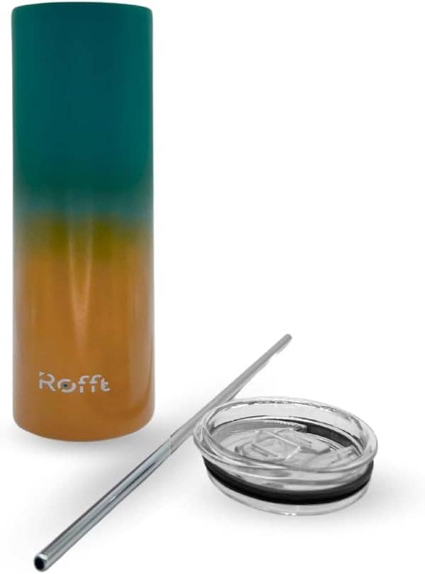 ROFFT USA LLC - Wholesale Insulated Mug/Tumbler - Insulated Stainless Steel Tumbler with Lid and Straw, 22oz, Double Wall, Gradient Colors3