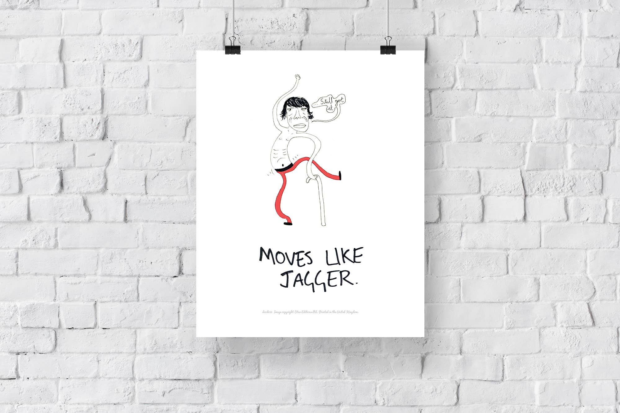 Star Editions – wholesale Art print – Moves Like Jagger - 11X14” Premium Art Print2
