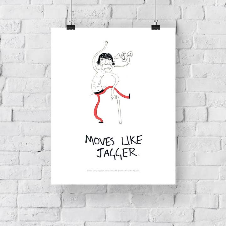 Star Editions – wholesale Art print – Moves Like Jagger - 11X14” Premium Art Print2