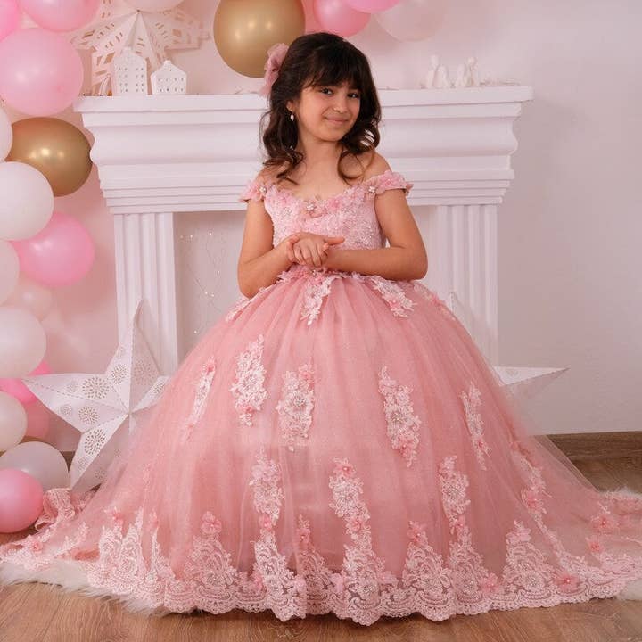 My Baby By Merry – wholesale Dress – Kids – Quinceanera Dress Blush