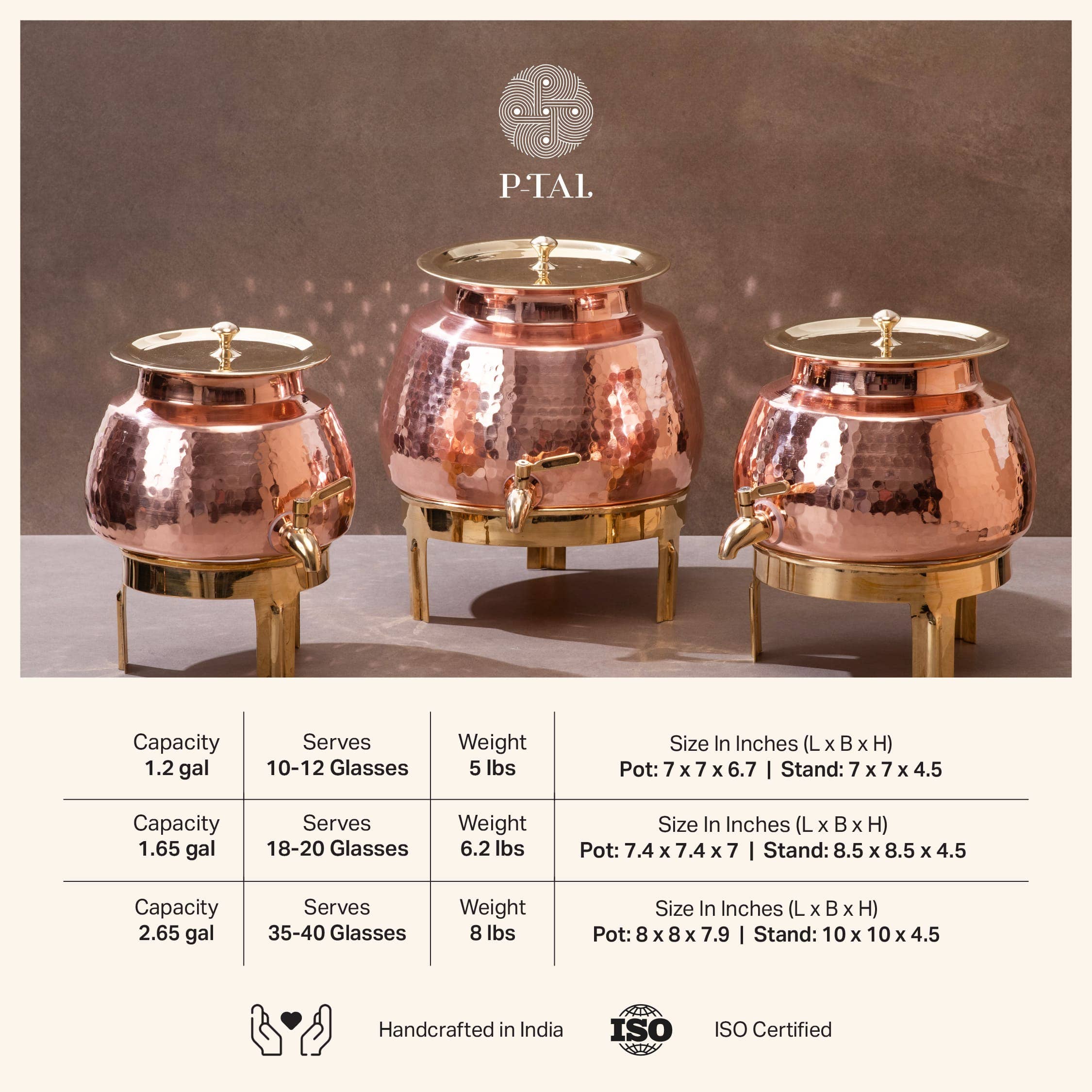 P-TAL – wholesale Water filter – Copper Water Dispenser1