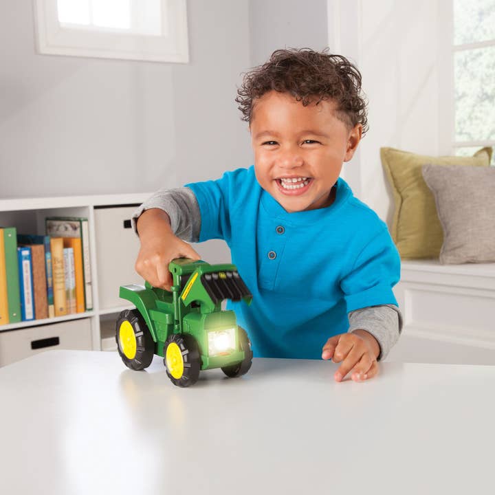 TOMY - Wholesale Toy Car/Truck - Kids - TOMY John Deere Roll N Go Flashlight