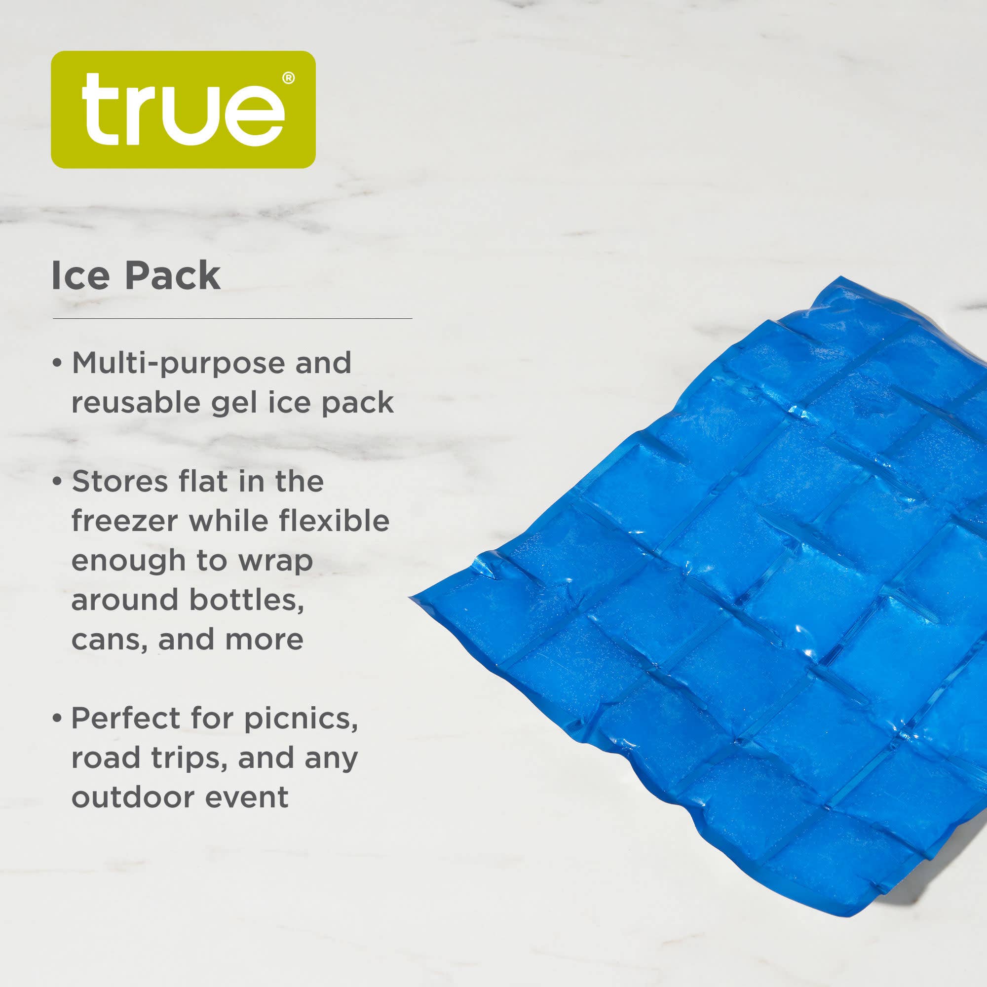 TRUE - Wholesale Ice Pack - Jumbo Size Reusable Flexible Ice Pack with Freezing Gel4