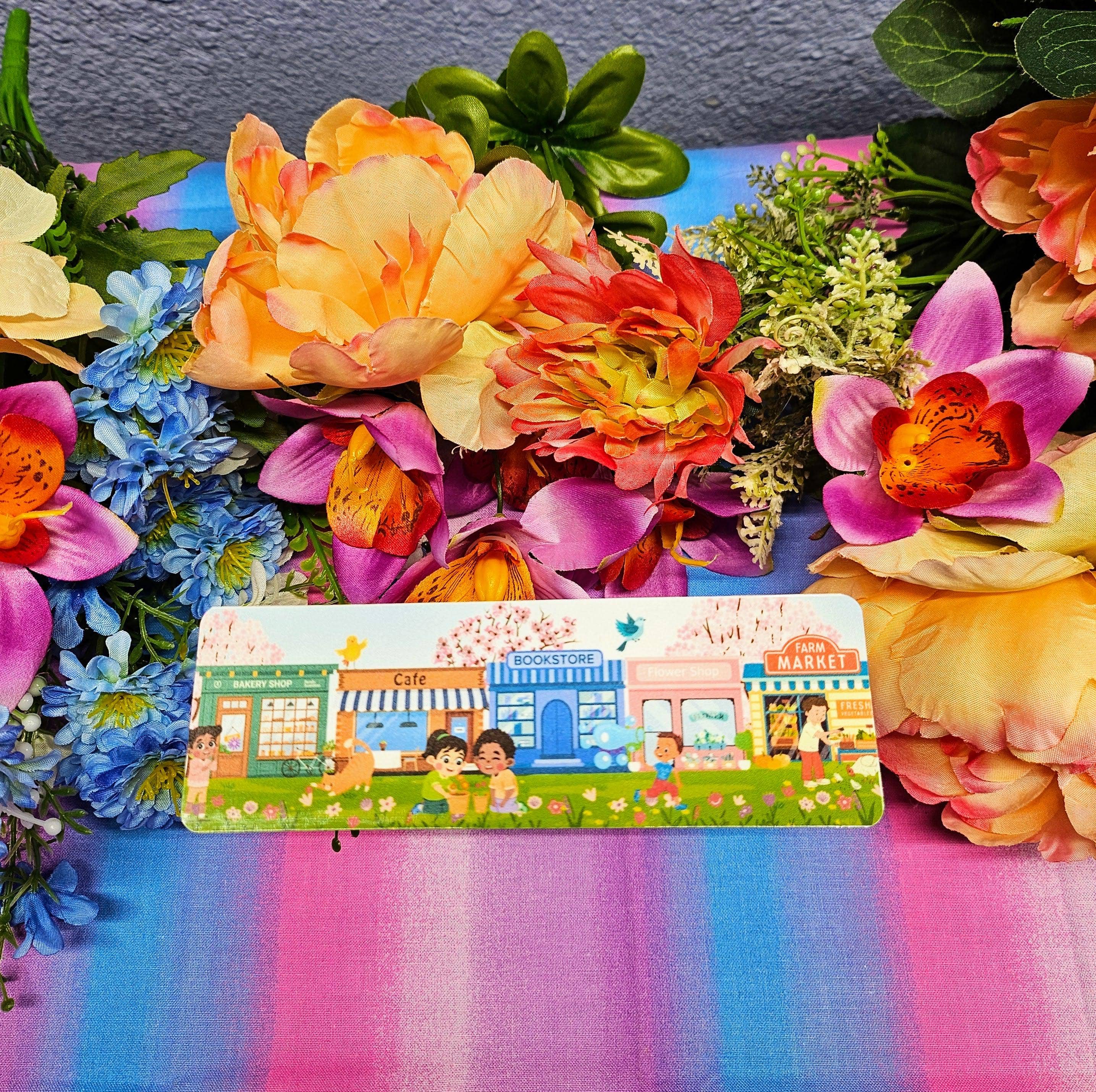 Autumnmist Boutique - Wholesale Bookmark - Main Street: Spring Edition Seasonal Bookmark2