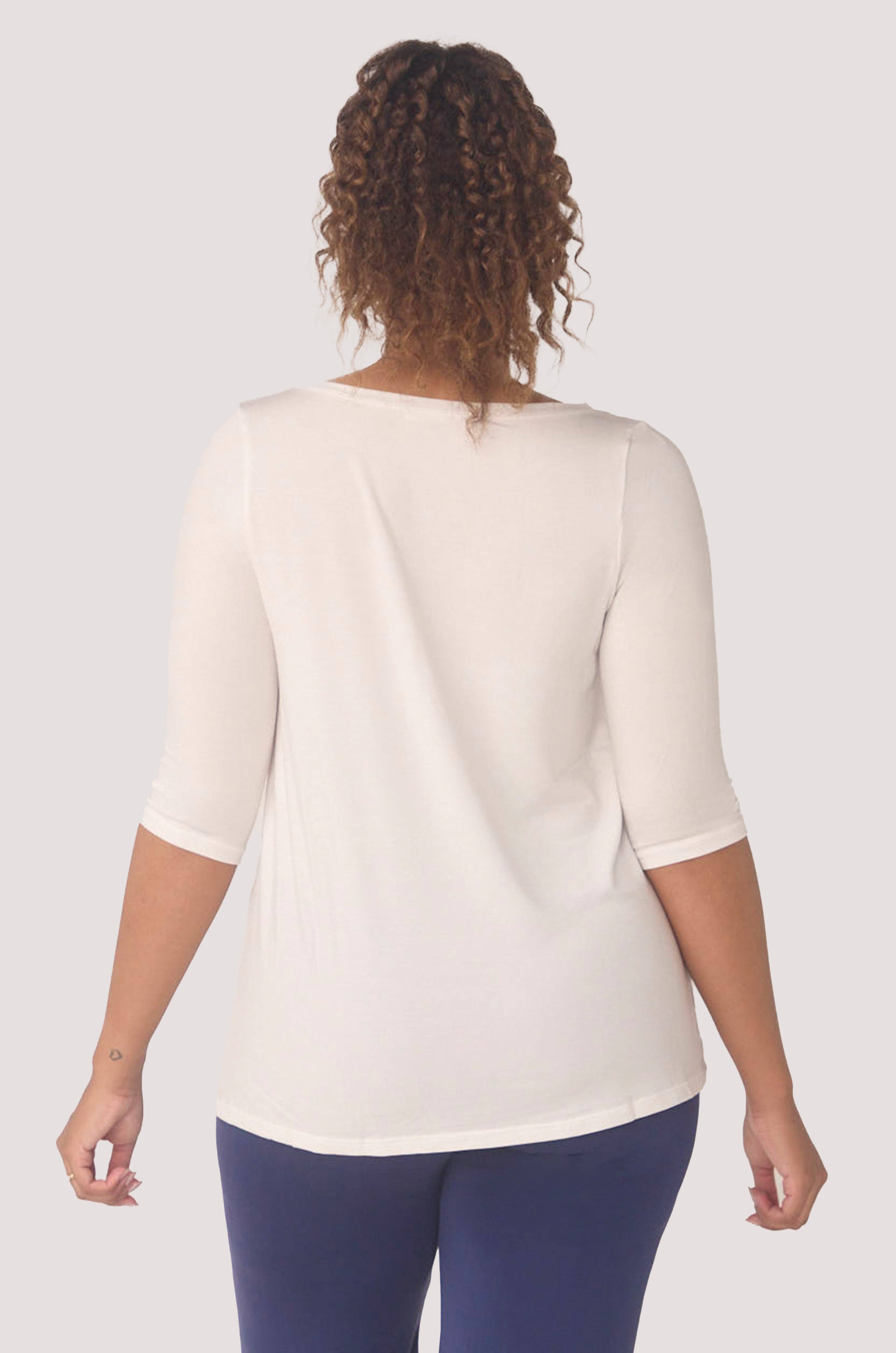 Bella Bodies Australia - Wholesale T-Shirt - Women's - BioLuxe™ Half Sleeve Swing T-Shirt7