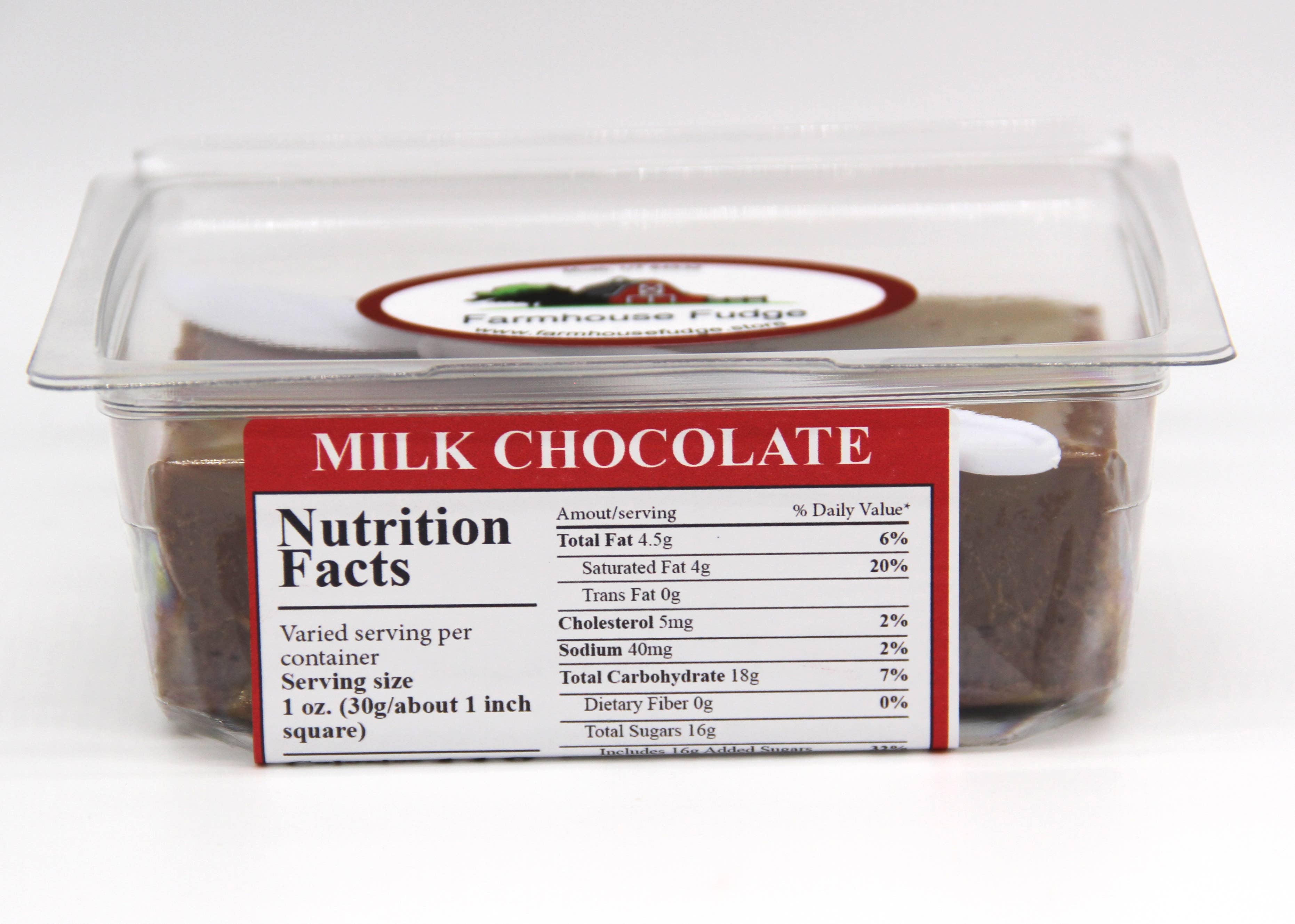 Farmhouse Fudge - Wholesale Fudge - Milk Chocolate Fudge 8 oz.1