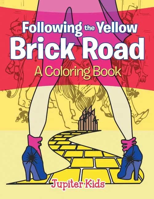 Books by splitShops - Wholesale Coloring & Activity Book - Kids & Baby - Following the Yellow Brick Road (A Coloring Book) - Paperback0
