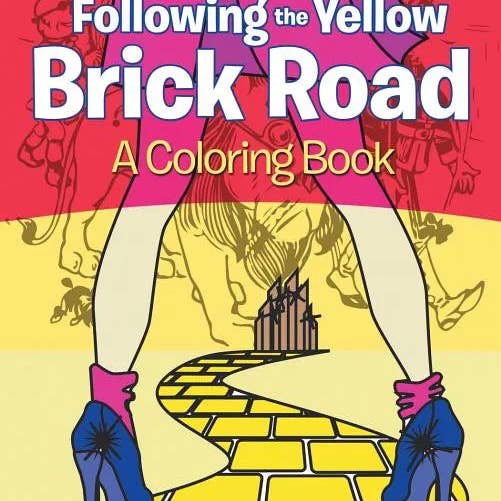 Books by splitShops - Wholesale Coloring & Activity Book - Kids & Baby - Following the Yellow Brick Road (A Coloring Book) - Paperback