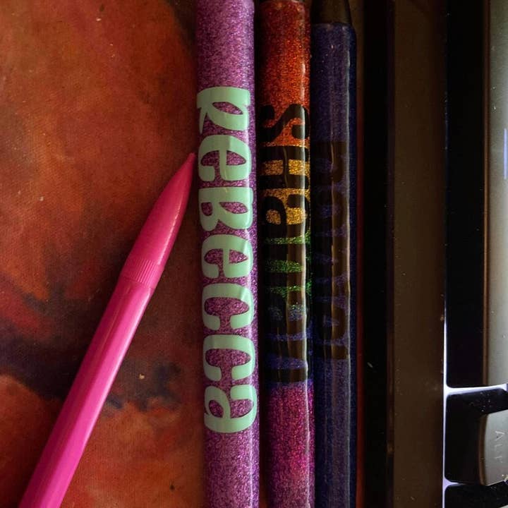 Custom Glitter Pens for wholesale by Southern Ladies Prints