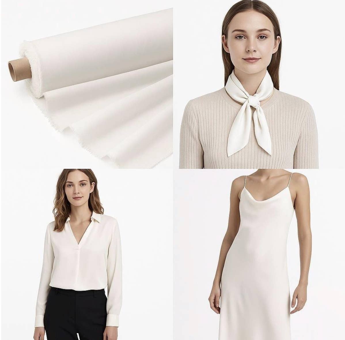 BelieveWorks – wholesale Fabric – 100% Silk Crepe Fabric – 70gsm | 54” Wide 5