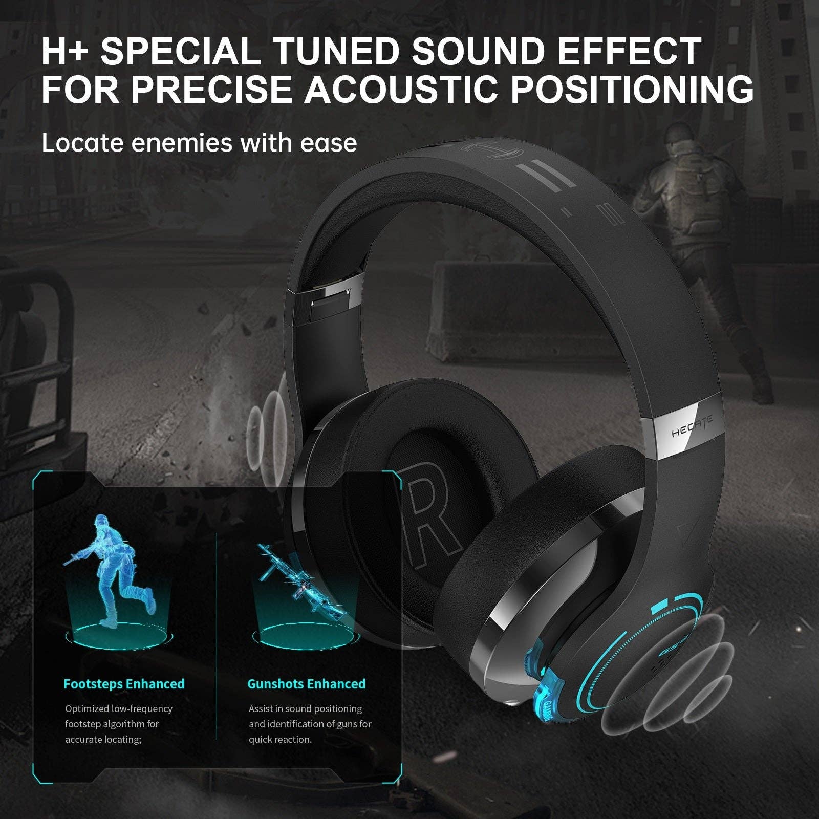 Sixale - Wholesale Headphones - Edifier G5BT Bluetooth Gaming Headset, Over Ear Wired Headphones with Mic3