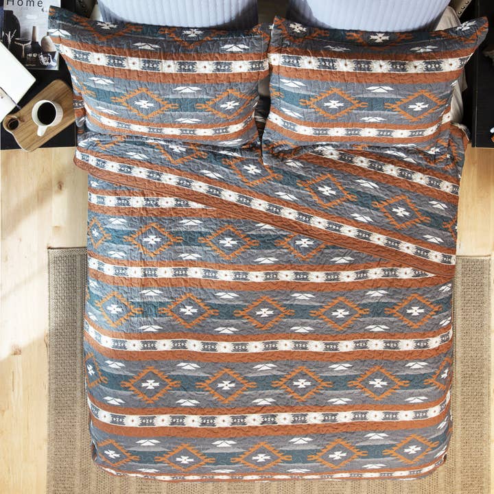 Carstens, Inc. - Wholesale Bedding Set - Wrangler® Checotah Quilt Set2