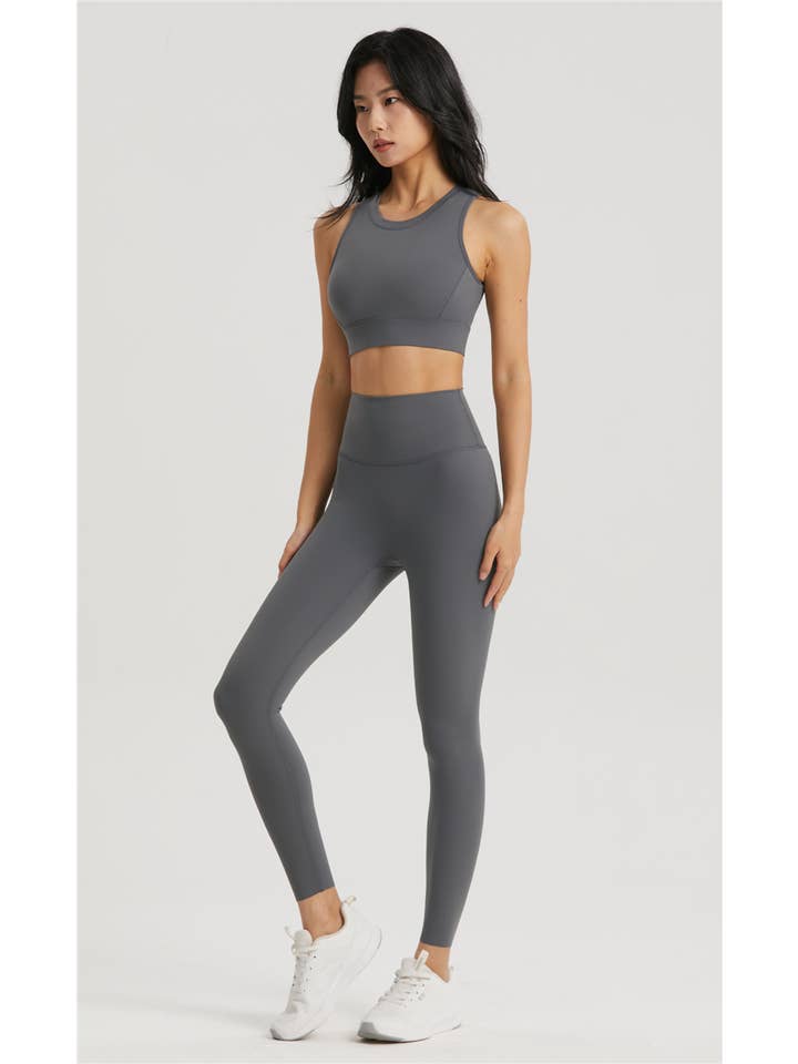 91thelabel - Vente Brassière de sport – femme - Soutien-gorge de sport à dos ouvert Merida Lycra® à coupe moulée5