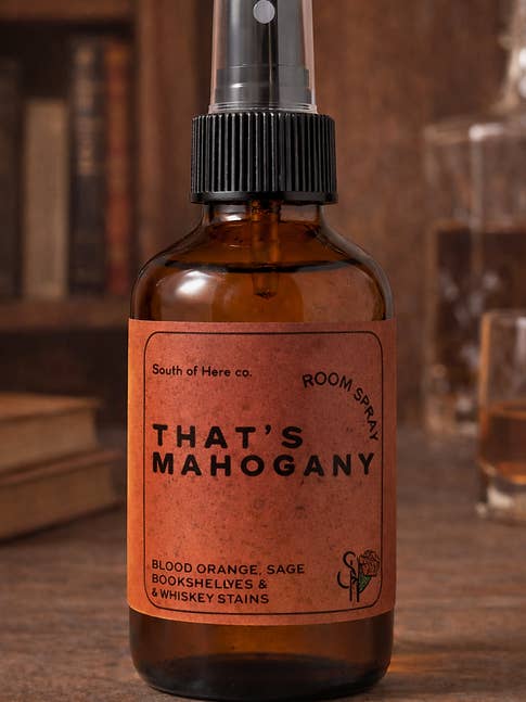 That's Mahogany (Room Spray) for wholesale by South Of Here Co